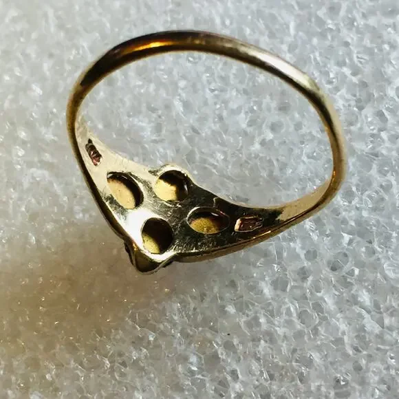 Black Hills Gold Grape Leaf Ring 6 .25 - Picture 6 of 6